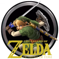 The Legend of Zelda Ocarina of Time Logo