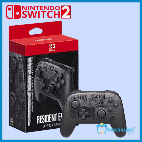 Switch 2 Pro Controller-Resident Evil Requiem Ed