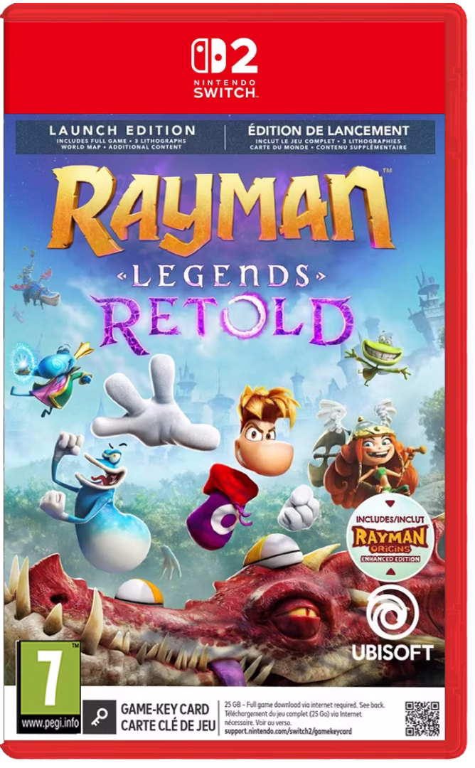 Rayman Legends Retold - Nintendo Switch 2