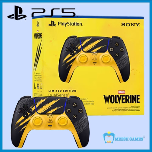 Ps5 DualSense Marvels Wolverine Battle Yellow